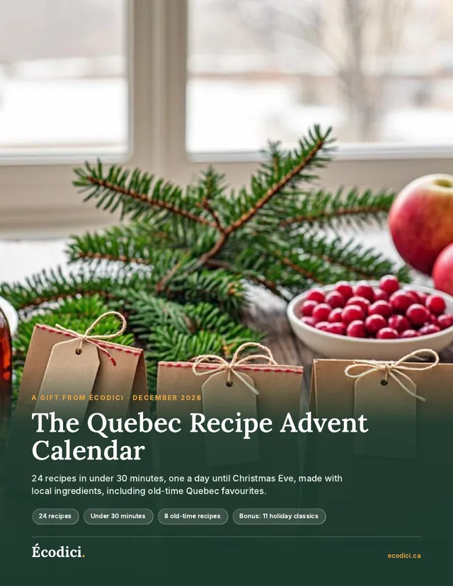 Cover of The Quebec Recipe Advent Calendar